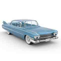 Cadillac DeVille (1960s) - car, vehicle, automobile, sports car, classic car, race car, toy car, RC car, 3D car model, sedan, SUV, pickup truck, convertible, hatchback, coupe, luxury car, supercar, electric car, 4x4, car toy, RCcar body / RC car shell, sl