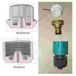 Car wash pressure nozzle 3/4