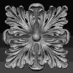 Carved Rosette n2