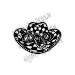 Checkered Western Cowboy Hat Freshie STL