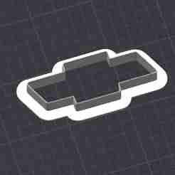 Chevvy Bowtie Style Cookie Cutter Set – 3 Sizes – 3.5", 3.75", 4" – STL Files