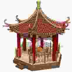 Chinese style gazebo or pavilion