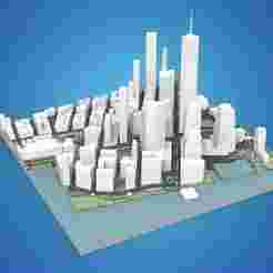 Cityscape New York West street