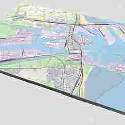 Cityscape Zeebrugge Belgium