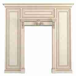 Classic Doorway Door Portal Wall Panels 3D model