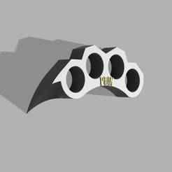 Claw Knuckle Duster "PAIN" Edition (Raised) - Reinforced STL (Easy Color Swap)