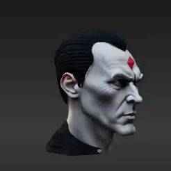 Crimson Diamond Head - Realistic Villain Portrait - 1/12 Figure