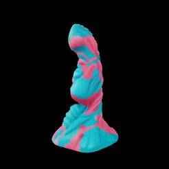 curved Alien Fantasy Dildo