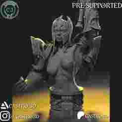 Dame Aylin NSFW - BG3 Bust Collection 3D print model