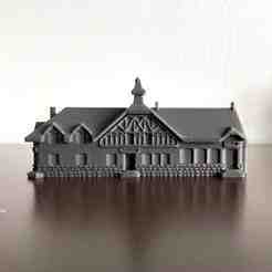 Dontrien town hall and school #volume (France, Grand-Est)