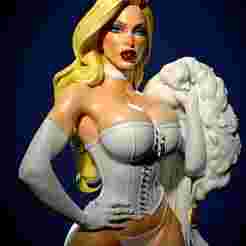 Emma Frost (two suits) +NSFW