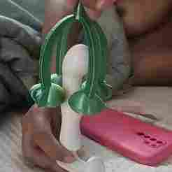 extreme orgasm male masturbator massager penetrable texturized decorated with pussy and boobs compatible with massage gun