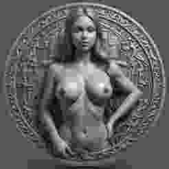 fair maidens coin token wall art