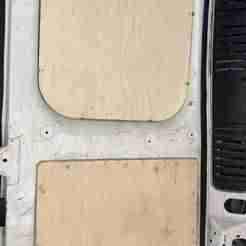 fiat ducato / peugeot boxer 2015 rear lower door cards