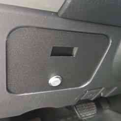 FJ Cruiser 2007+ Fuse Cover Panel plus button hole