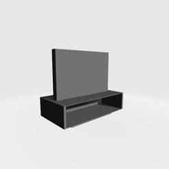 FLOATING FURNITURE WITH TV FOR SCALE MODEL