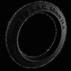 Follow Focus Gear Ring for Canon FD S.S.C. 50mm f/1.4 Prime Lens