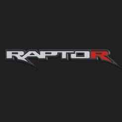 Ford Raptor logo with inlay