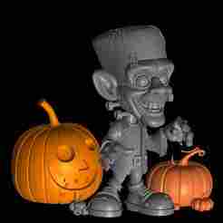 frankenstein hallowen figure