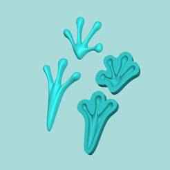 Frog Footstep - Silicone Mold -Template