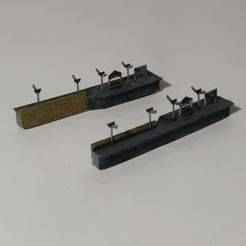 from single sided to double sided platform or vv for t and z scale model trains