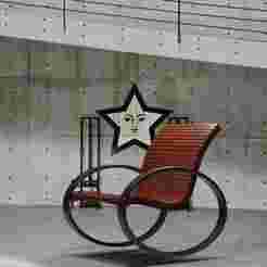 Futuristic Rocking Chair / Silla Mecedora Futurista / Futuristic Rocking Chair