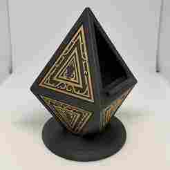 Galactic Holocron Phone Stand/organizer- star wars