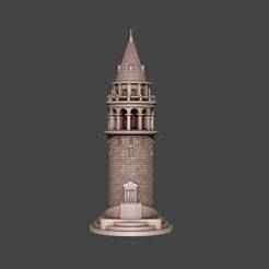 Galata Tower 3D print model