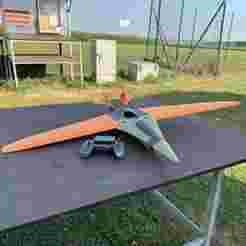 Ghostcrow 50mm EDF Jet Glider with FPV Option 3S & 4S