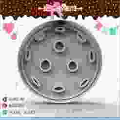 GOLF BALL COOKIE CUTTER - golf ball cokkie cutter