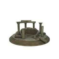 Greek ruins diorama