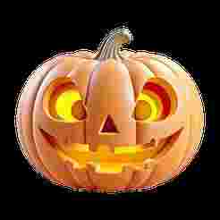 Halloween Pumpkin STL Bundle – 5 Unique 3D Printable Pumpkins (Cute, Spooky, Star-Eyed & Stacked Designs)
