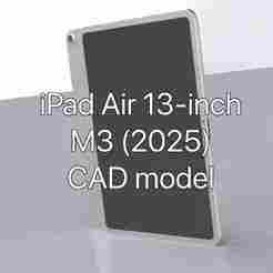 iPad Air 13-inch M3 (2025) CAD Model
