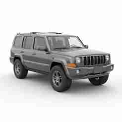 Jeep Commander 4x4 - car, vehicle, automobile, sports car, classic car, race car, toy car, RC car, 3D car model, sedan, SUV, pickup truck, convertible, hatchback, coupe, luxury car, supercar, electric car, 4x4, car toy, RCcar body / RC car shell, slot car
