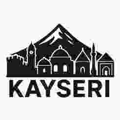 Kayseri Skyline 3D Wall Art | Erciyes Mountain & Ottoman Architecture | STL File