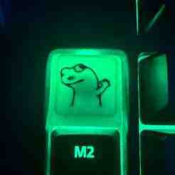 Lizard Meme 1U Key Cap (Fits most keyboards)