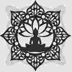 lotus meditation – 120mm PC Mod fan cover