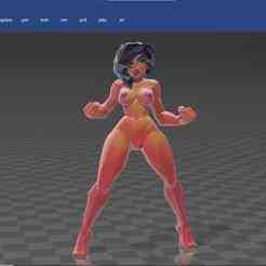 low poly lara croft tomb raider nude pussy boobs - pose 1