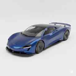 McLaren Speedtail Ultimate - car, vehicle, automobile, sports car, classic car, race car, toy car, RC car, 3D car model, sedan, SUV, pickup truck, convertible, hatchback, coupe, luxury car, supercar, electric car, 4x4, car toy, RCcar body / RC car shell,