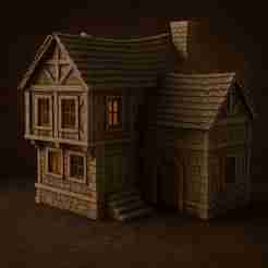 Medieval Mountain Town - House #12