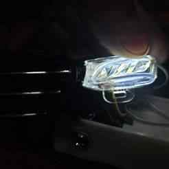 Mercedes Sprinter RC Bruder Headlight 5mm Led Mount