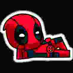 Mini Deadpool keychain