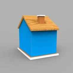 Mini Wooden House – Decorative or Educational Model
