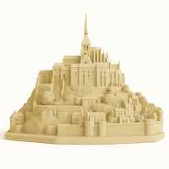 Mont Saint-Michel - 3D Model of the Medieval Abbey on the Tidewater