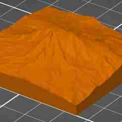 Mount Adams Scale Model