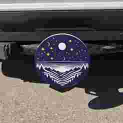 Night Sky Giant Awesome Tow Hitch Cover for 2 inch tow hitch receivers