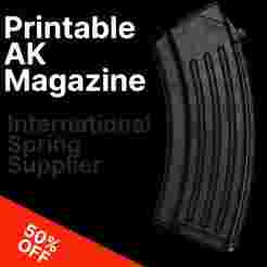 Not an AK "Tanker" Magazine Printable | 20 Rounds | Airsoft Prop