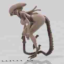 nude alien prometheus waifu hyperdetailed boobs ass pussy nipples