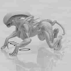 nude alien xenomorph prometheus all fours doggy style boobs pussy ass