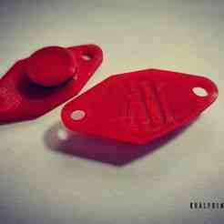 Oil pump cover Minarelli AM6 2-stroke engine - 3D printed spare part